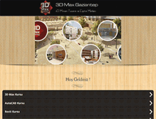 Tablet Screenshot of 3dmaxgaziantep.com